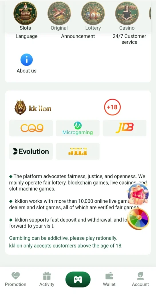 KKlion Game