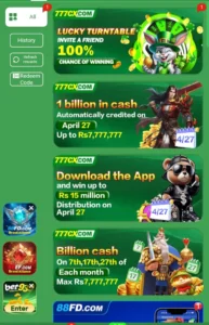 777CX Game Download APK (Real Money App) For Android 1