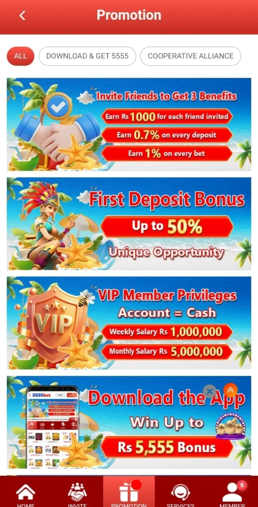 5555bet Game 